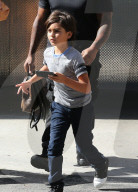 PEOPLE - Kourtney Kardashian mit Mason in Calabasas unterwegs