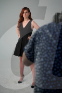 PEOPLE - Promis besuchen das Shutterstock Studio in Los Angeles