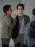 PEOPLE - Promis besuchen das Shutterstock Studio in Los Angeles
