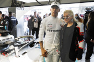 PEOPLE - Christina Aguilera beim GP von Azerbaijan