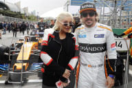 PEOPLE - Christina Aguilera beim GP von Azerbaijan