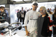PEOPLE - Christina Aguilera beim GP von Azerbaijan