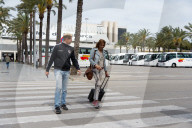 PEOPLE - Nadja Abd El Farrag landet in Mallorca