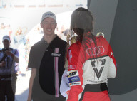 PEOPLE - David Schumacher mit Freundin Vivien Keszthelyi bei der DTM Veranstaltung auf dem Hockenheimring 