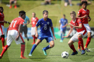PEOPLE - Burton-upon-Trent: Fussball Championship U17 - Schweiz gegen Israel