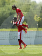 PEOPLE - Burton-upon-Trent: Fussball Championship U17 - Schweiz gegen Israel