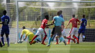 PEOPLE - Burton-upon-Trent: Fussball Championship U17 - Schweiz gegen Israel