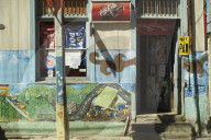 Hafenstadt Valparaiso in Chile, Wandbild, 2005