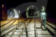 NEAT Baustelle bei Bodio: Südportal, 2003