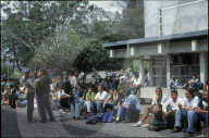 Studenten vor der San Pedro Universität, Nicaragua