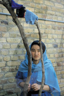 Hazara Studentin in Pakistan, 2001