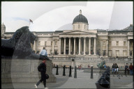 London 1990: Die National-Gallerie am Trafalgar-Platz