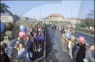 Menschenkette, Friedensdemonstration, Bern 1983