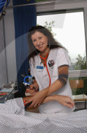 Krankenschwester im Spital Winterthur, 2004