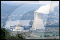 Atomkraftwerk in Leibstadt 1990