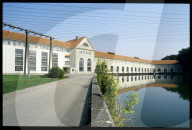 Flusskraftwerk in Beznau