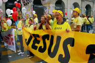 Streetparade Zuerich Gegendemo  Glaeubiger Christen