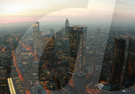 Banken Wolkenkratzer  Frankfurt 