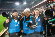 Fussball  Geisser - Fotografen vor dem Spiel Schweiz - Brasilien