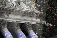 Weihnachtsbaum  Wall Street  New York City