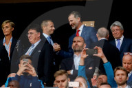 PEOPLE - UEFA Europa League: König Felipe am Match Olympique Marseille gegen Atletico Madrid