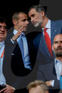 PEOPLE - UEFA Europa League: König Felipe am Match Olympique Marseille gegen Atletico Madrid