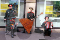 Strassenmusiker aus Russland
