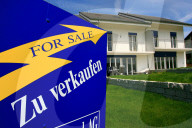 Bauwirtschaft Reihen Einfamilienhaeuser 