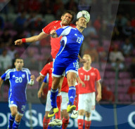 Fussball Schweiz - Zypern Benjamin Huggel gegen Michail Chrysostomos