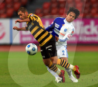 Fussball Alberto Regazzoni gegen Ricardo Cabanas