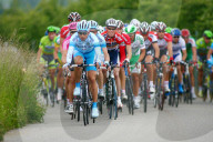 GP Gippingen 2006: Das Feld mit Markus Zberg, Team Gerolsteiner