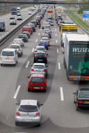 Stau vor Baregg - Tunnel 