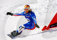 FIS Snowboard Weltmeisterschaft Parallel Slalom  Arosa Nicolien Sauerbreij NED