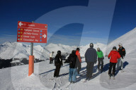 Skifahrer  Jakobshorn Davos