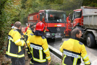 Lastwagenunfall 