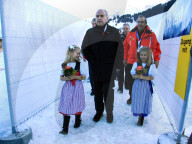 Bundesrat Ueli Maurer  Skirennen Adelboden
