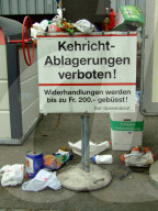Kehricht-Ablagerungen verboten, Müll, Abfall, 2006