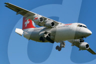 Swiss  Jumbolino Avro RJ 85 Triebwerk