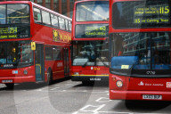 Doppeldeckerbusse London UK