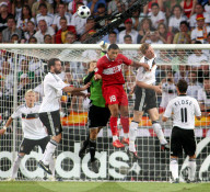 Fussball Euro 2008 Deutschland - Tuerkei Torwart Jens Lehmann (Deutschland)
