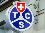 TCS Logo, Firmenschild, 2005