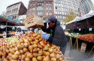 Gemüse und Früchte Markt  New York City 