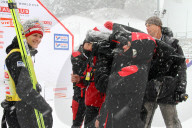 Der Sieger Thomas Morgenstern   AUT  Skispringen  