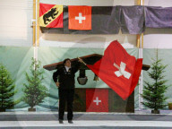 Jodlerfest Interlaken , Erna Fischbauer Fahnenschwingen