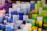 Bunte Kerzen