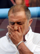 Fussball Euro 2008 Deutschland - Tuerkei Trainer Fatih Terim (Tuerkei)