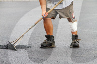 Strassenbauarbeiter 