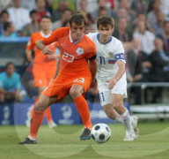 Fussball Euro 2008 Niederlande - Russland Rafael van der Vaart gegen Sergei Semak