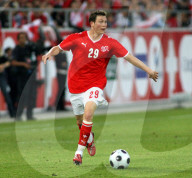 Fussball Schweiz - Liechtenstein  Stephan Lichtsteiner (Schweiz)