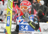 Matti Hautamaeki  FIN  1. Springen FIS Skispringen Engelberg